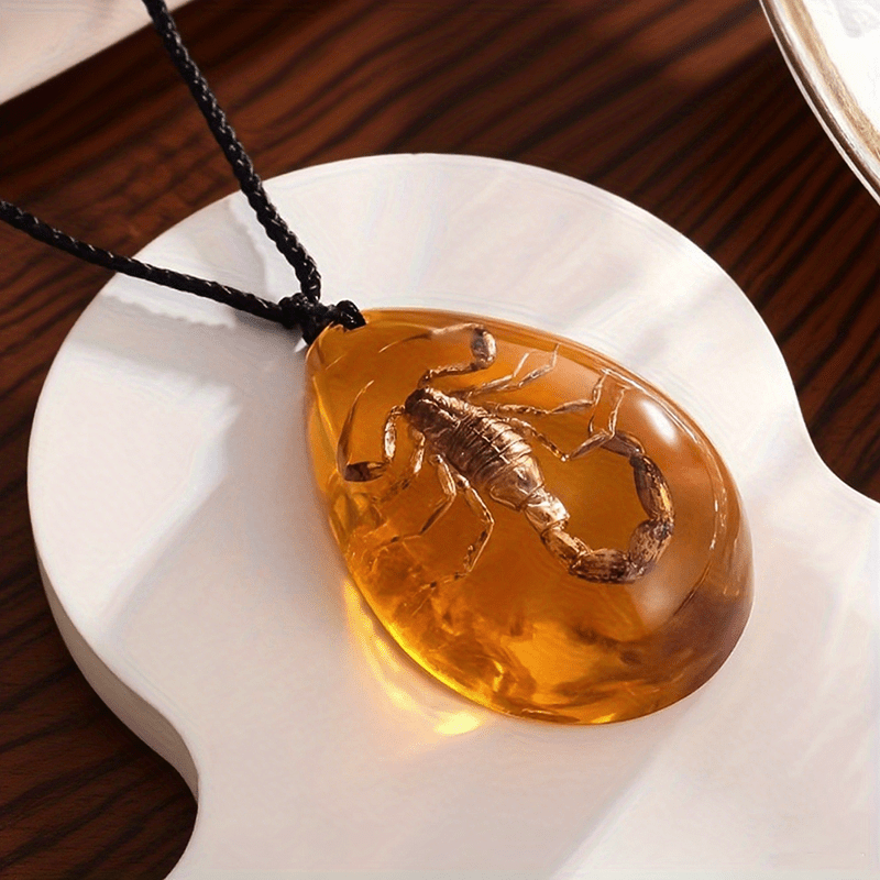 TEMU 1pc Vintage Pendant Necklace - Golden - Biker Jewelry For Men, Edgy Gothic Jewelry Gift For Birthdays, Anniversaries - Statement Necklace For Everyday Or Special Occasions, Retro Design, Detailed