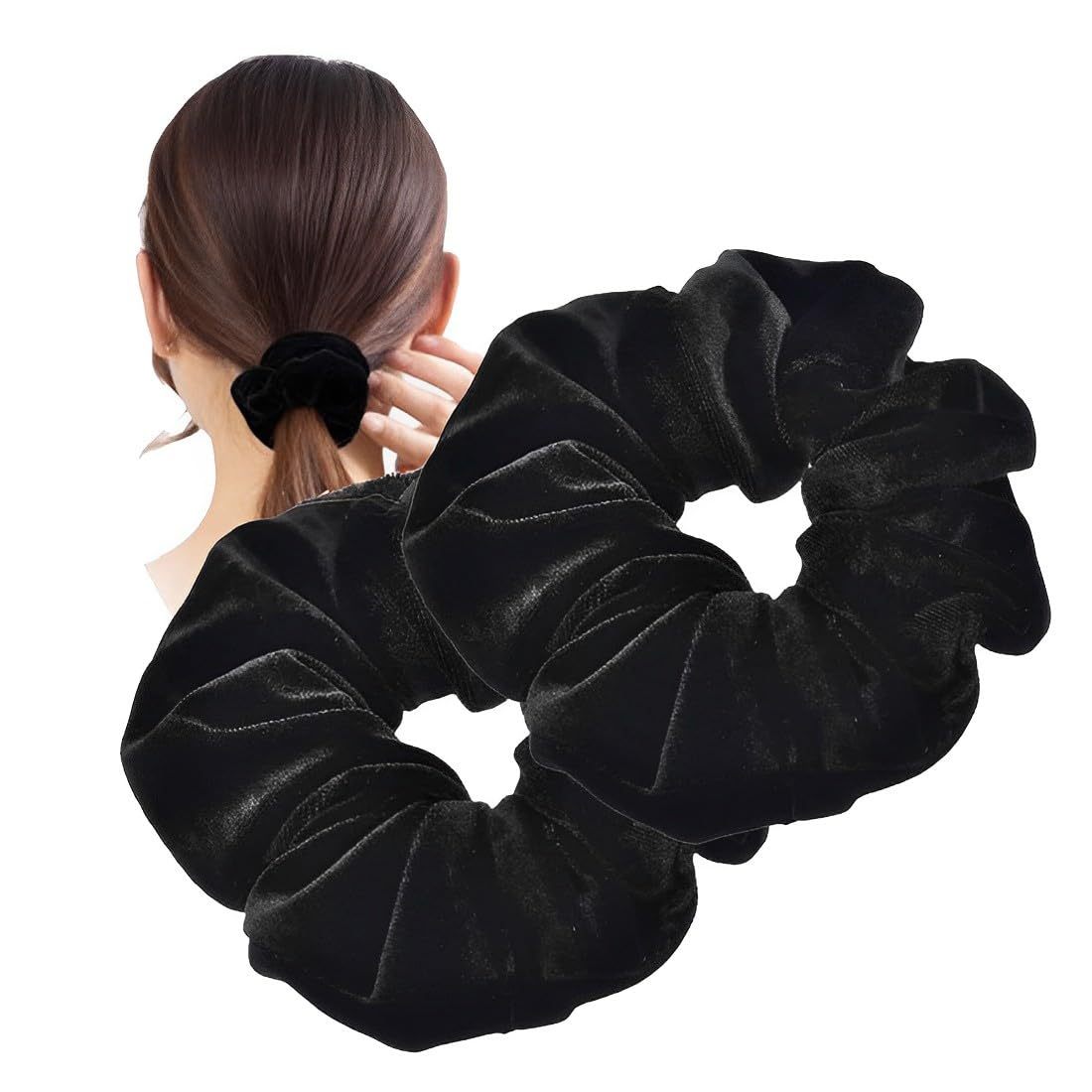 10 Haargummis Für Frauen & Mädchen – Gemusterte Scrunchies Für Alle Haartypen, Weich & Haarschonend