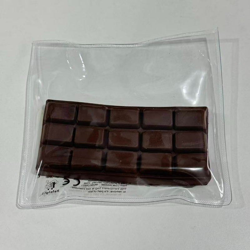 Hefengcl-realistic Chocolate Bar Toy, Slow Rising Soft Squeeze Toy, Relax Anxiety Sensory Fidget Toy, Home Decor, Party Favor, Christmas, Halloween, Valentine, Easter, Birthday Gift For Kids