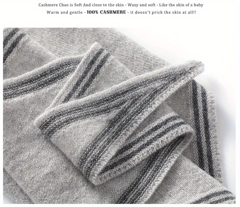 Ultra-Soft Cashmere Scarf: A Two-In-One Versatile Triangular Shawl And Neck Gaiter for Warmth And Comfort