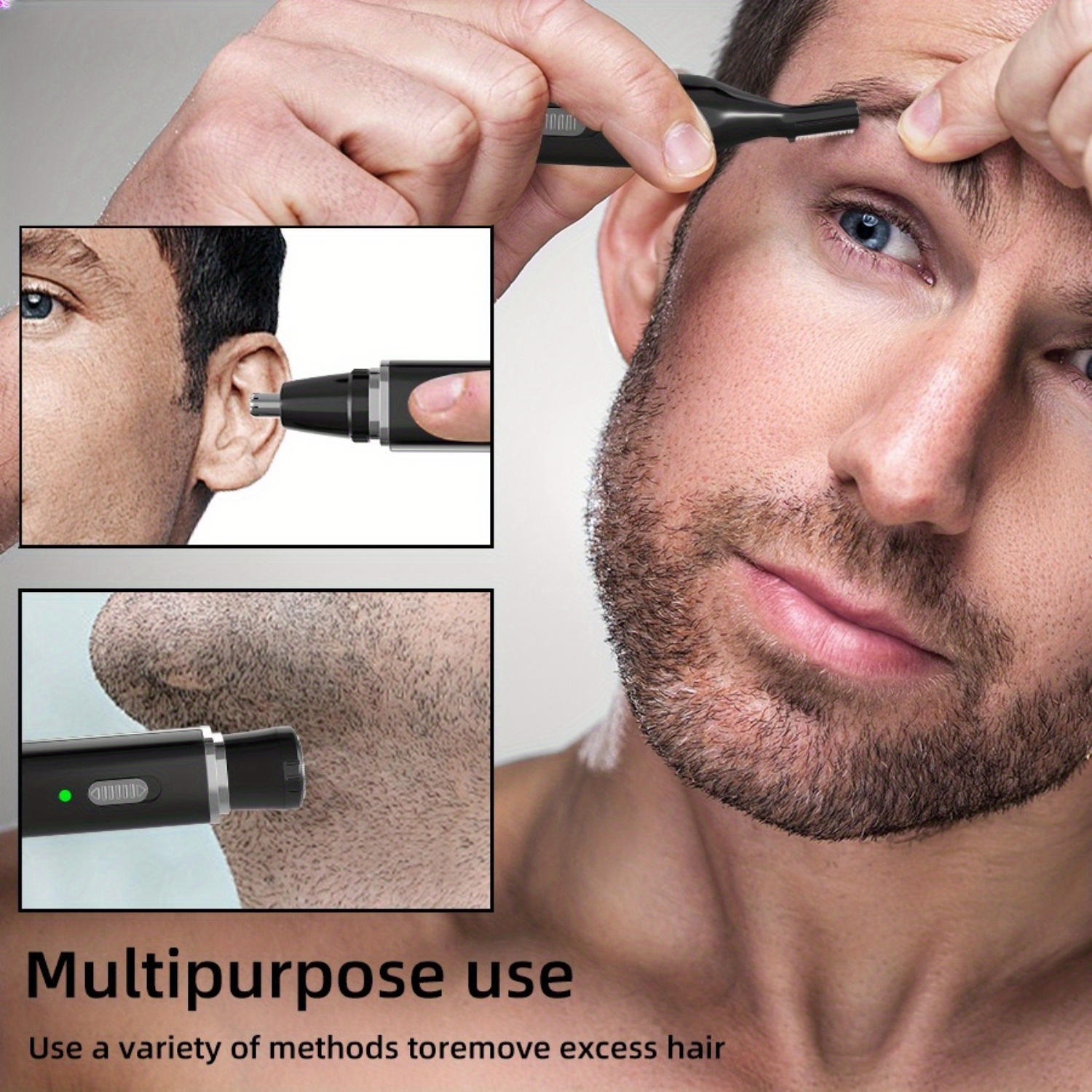 4in 1 beard shaver nose hair trimmer electric beard shaver electric grooming tool for men and women birthday gift christmas gift Product details 4