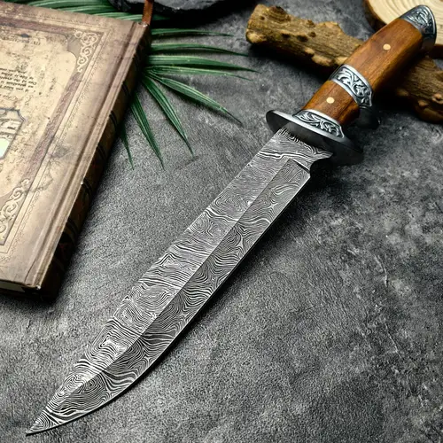 Fixed Stars damascus knifes sold on Temu United States