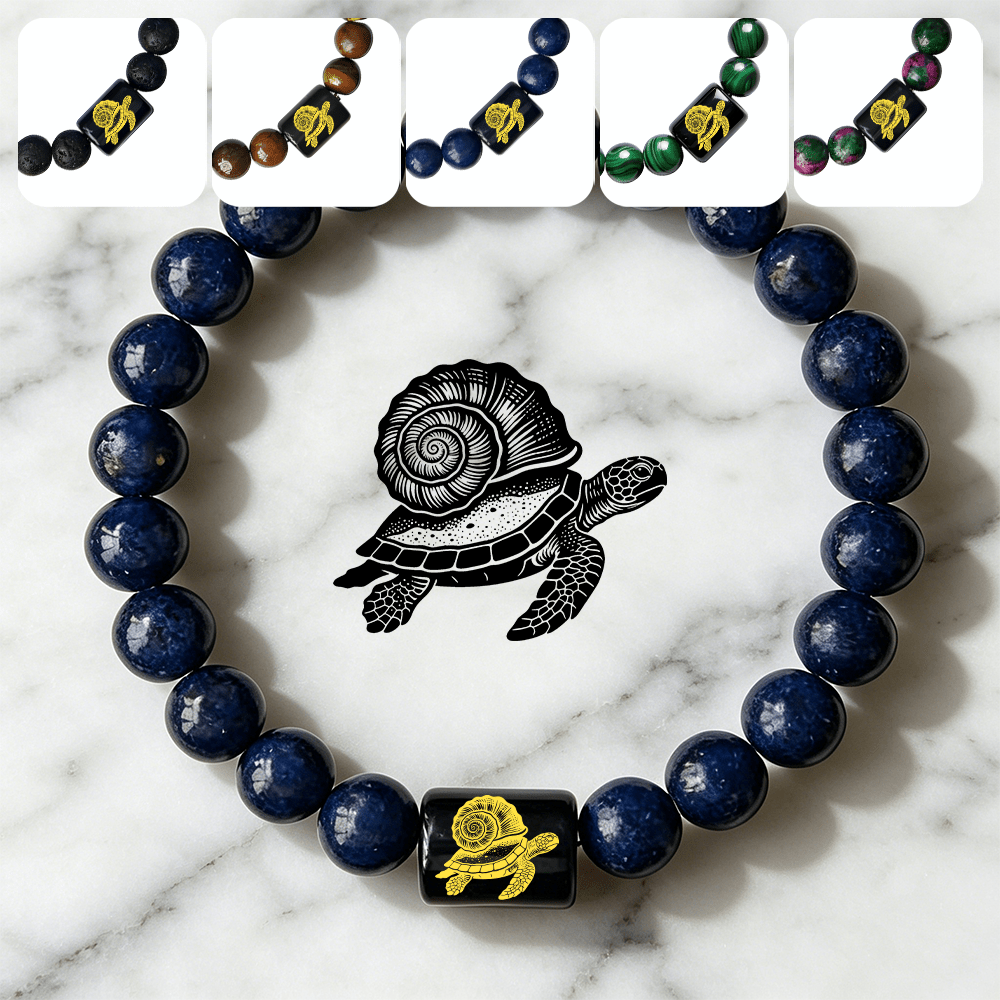 Beaded Sea Turtle Minimalist Bracelet, Daily Wear