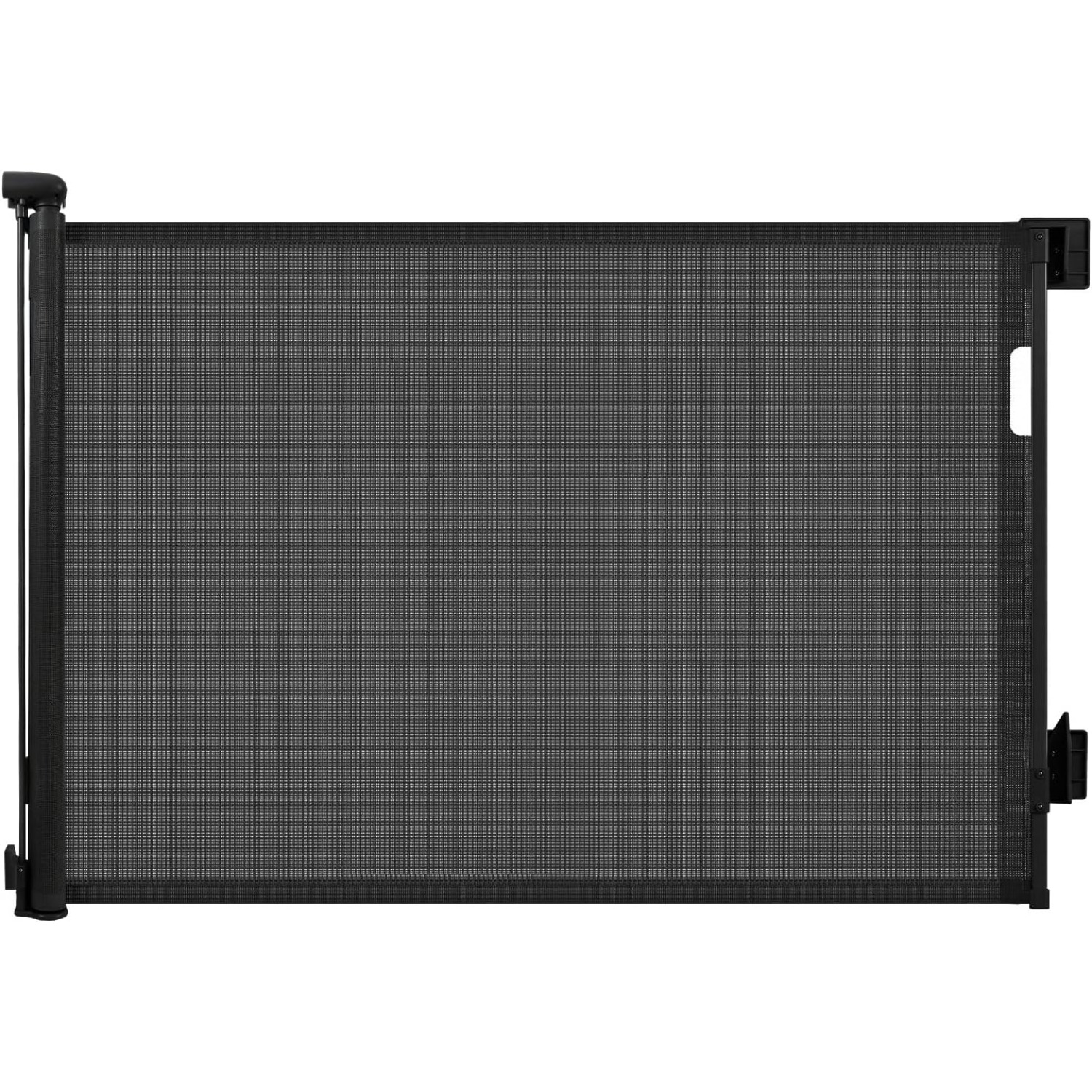 Image of Extendable Door Safety Gate, 150cm, Stair Safety Barrier, Stair Safety Door, Retractable Door, Extendable Dog Barrier For Indoor And Outdoor Use, Gray/black