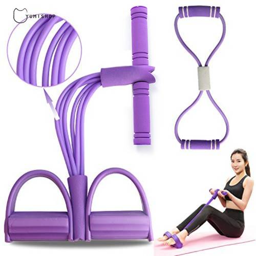 6-/4- entraîneur de amélioré - trimmer abdominal en vinyle robuste adapté pour gym, yoga, fitness - équipement dentraînement multi-articulations portable (pas de conflit de pièces)