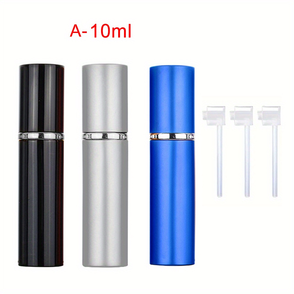 TEMU 3pcs Travel Perfume Atomizers, 10/30/75ml, Refillable Cologne Containers, With 3pcs Mini Atomizers, Suitable For Travel And Outing Perfume Empty