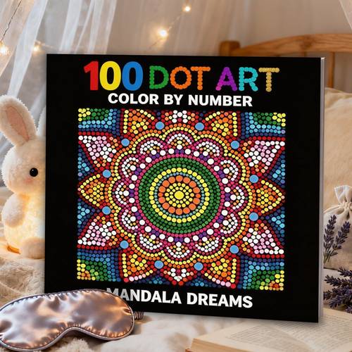 1pc 20 x 20 inches mandala adult coloring book for women dot by number and coloring book