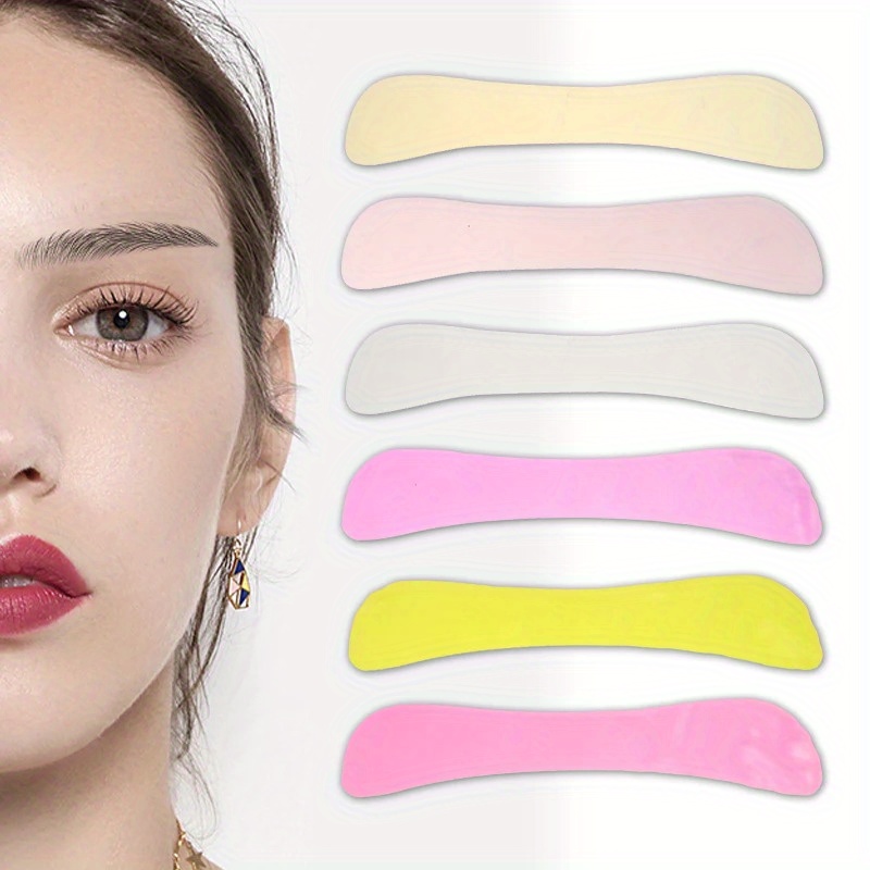 TEMU Wimpernkrümmel- und Welligkeitspad Mascara Silikon Augenbrauensticker Dauerwellenwerkzeug Mascara Hebe-Set Falsche Wimpern Werkzeug