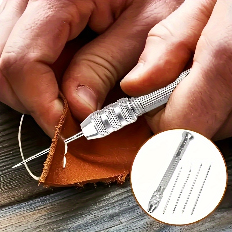 5pcs Sewing Kit with Interchangeable Needles and Tools