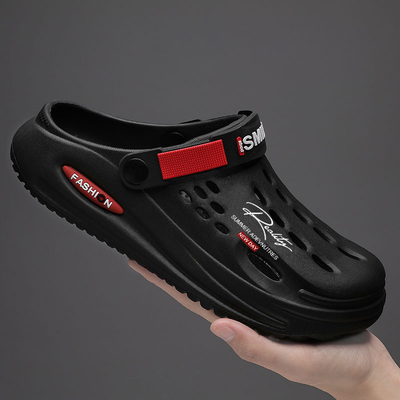 Image of Mens Summer Eva Sandals, Breathable Soft Sole Comfortable, Slip Resistant Durable Versatile, Casual Outdoor Shoes For Men