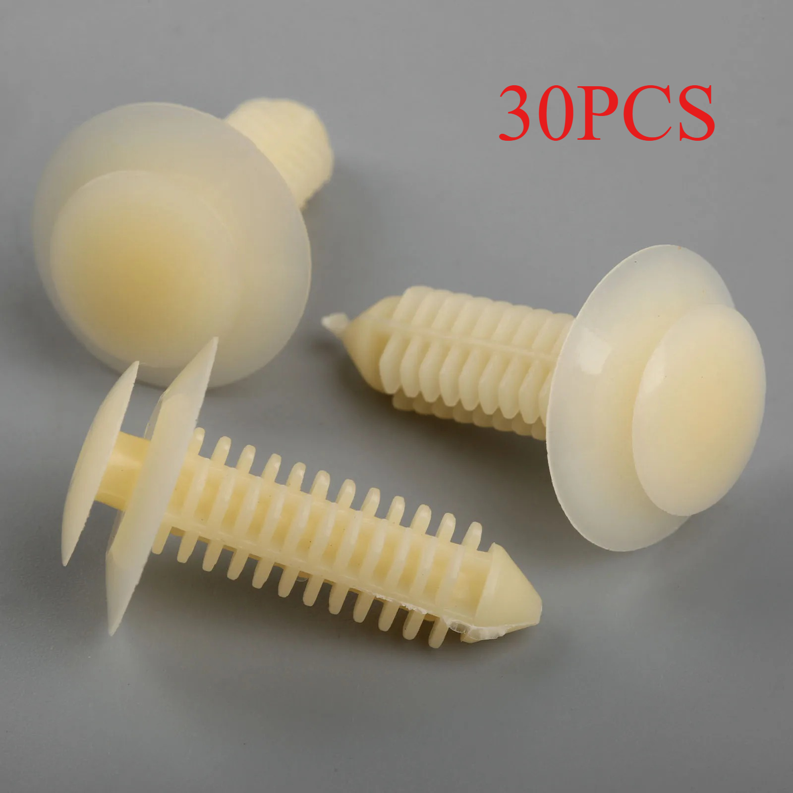 TEMU 30 pz Ganci di Fissaggio per Pannello di Rifinitura Portiera Auto, Fendinebbia, Paraurti, Ritegni, Clip di Fissaggio Auto, in Plastica per