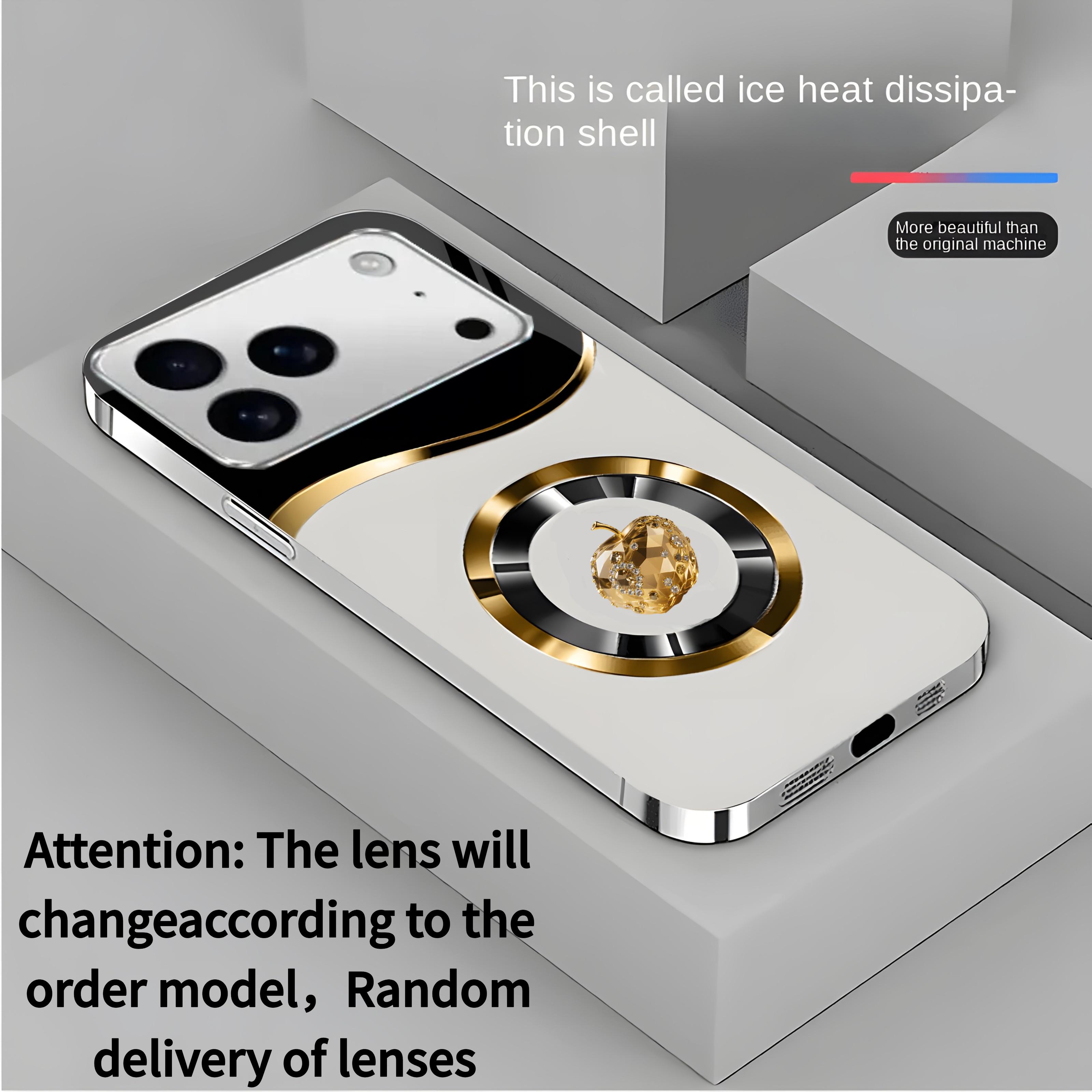 TEMU Phone Case - Random Lens, Luxurious Fashion Pattern Phone Case - Suitable For Iphone 17/17promax/17air/16promax/16e/15/14plus/13pro/12/11promax,