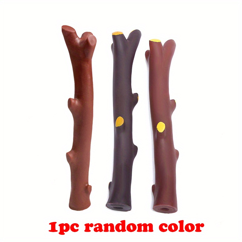 Image of 1pc Random Color Pet Chewing Toys For Sounding Toys, Tpr Dog Chewing Toys For Cleaning Teeth, Suitable For Small And Medium-sized Dogs, Bringing Your Pet Health !