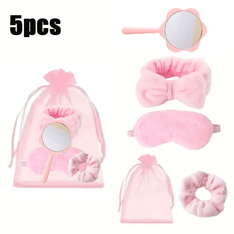 Image of Gift For Her/him 5pcs( 1sets) Spa Party Supplies Set | Sleepwear Party Favors, Ideal For Christmas, Valentine's Day, Weddings, Bachelor Parties, Bridal Showers