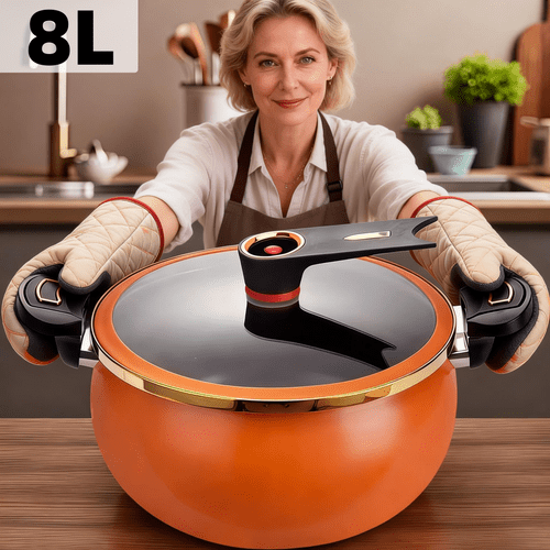 Panela de de Capacidade de 2.19 Galões com de | Antiaderente, Panela de Cozinha Multifuncional, Compatível com a Gás, e de Indução, Panela Universal para para , Restaurantes, Hotéis, Rápida