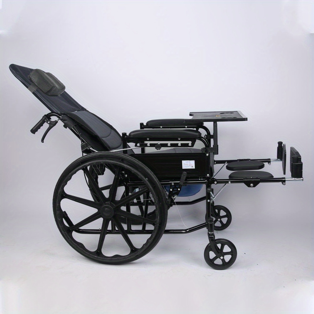 Lightweight Foldable Wheelchair-Portable&Easy to Carry, Perfect for Travel & Daily Use Easy to Maneuver