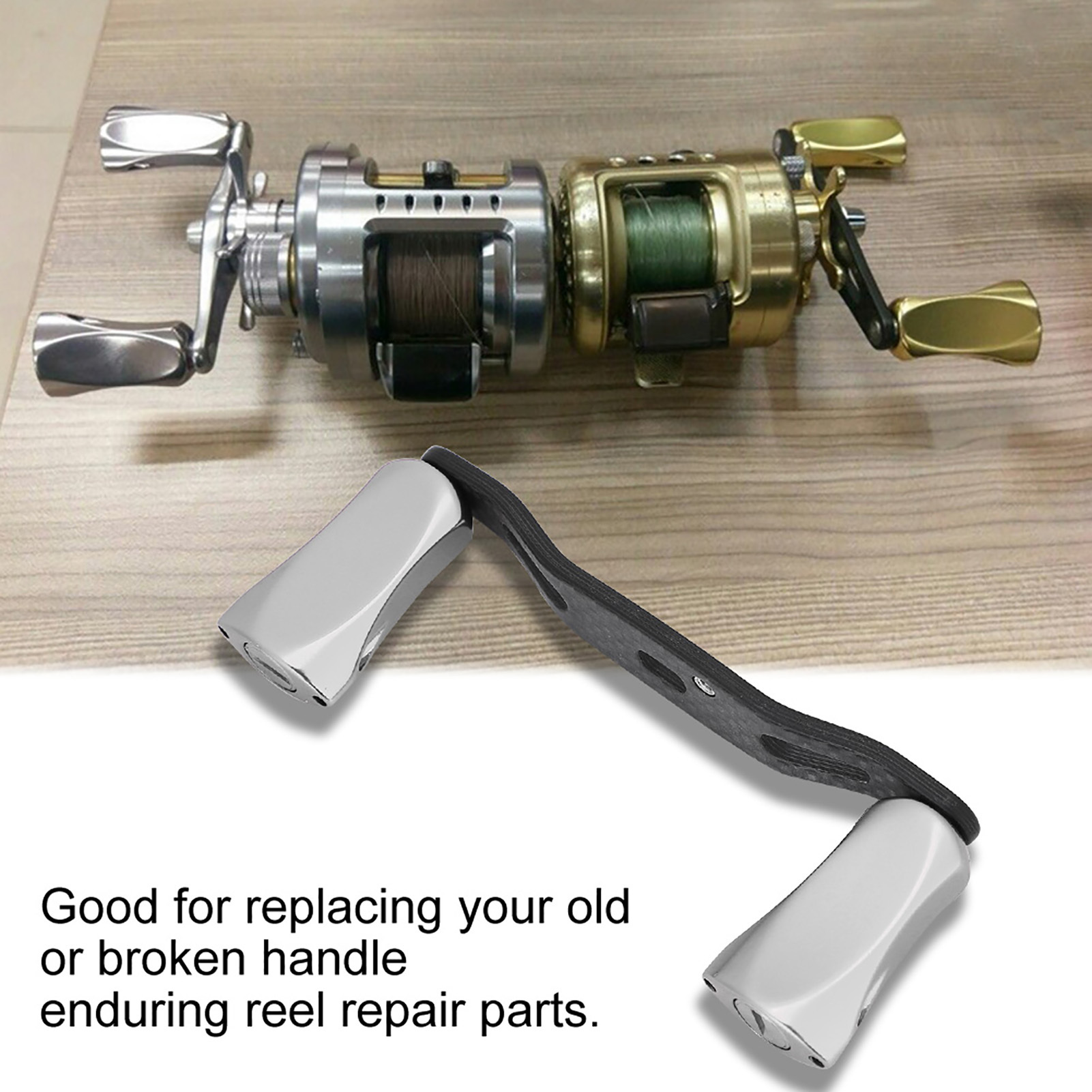 Baitcaster Handle Power Baitcasting Fishing Reel Handle Micro