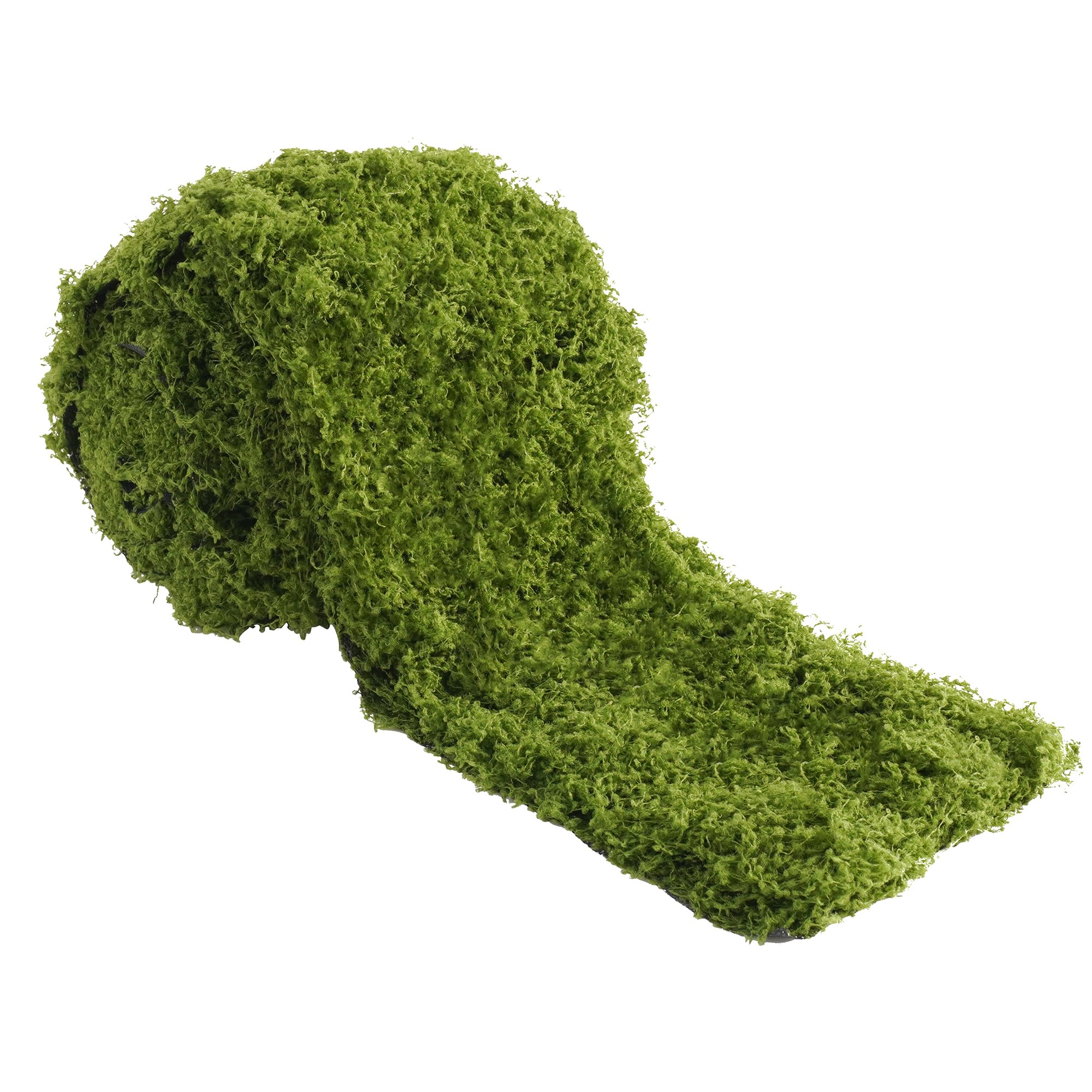 Image of Fake Moss Mat, Artificial Moss Table Runner For Wedding Decor Table Centerpieces Fairy Garden Crafts Indoor Green Faux Grass Wall Decor (green: 4x47inch / 10x120cm)