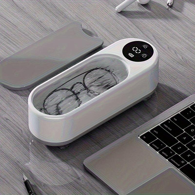 multifunctional portable jewelry cleaning machine with high frequency vibration and usb charging ideal gift for 5 major holidays christmas halloween valentines day glasses and   cleaner dental floss holder