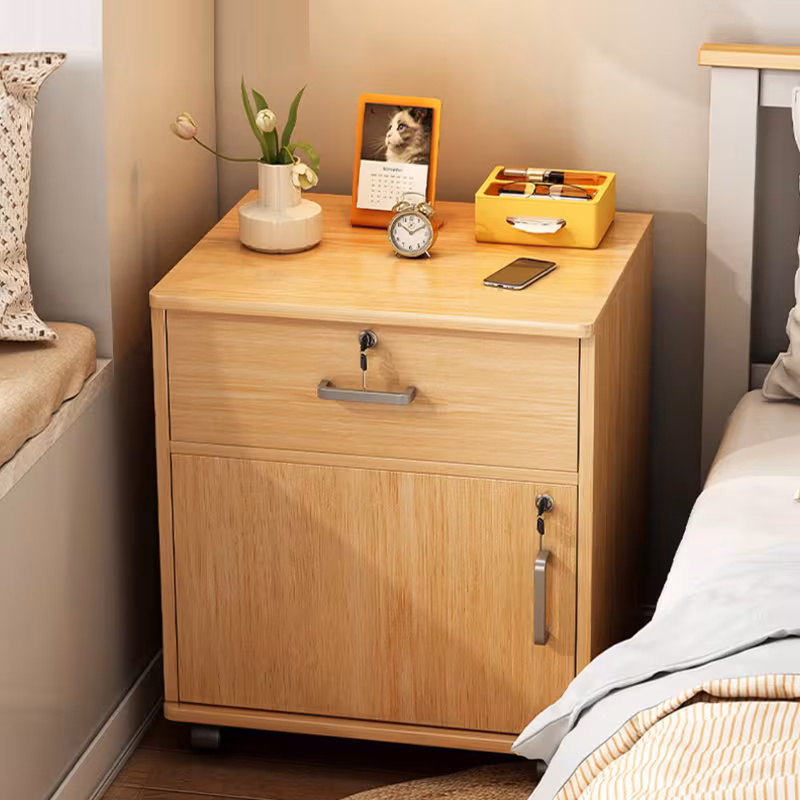 mobile filing cabinet chest of drawers filing with locks wheels and drawers bedside table bedroom furniture office furniture details 1