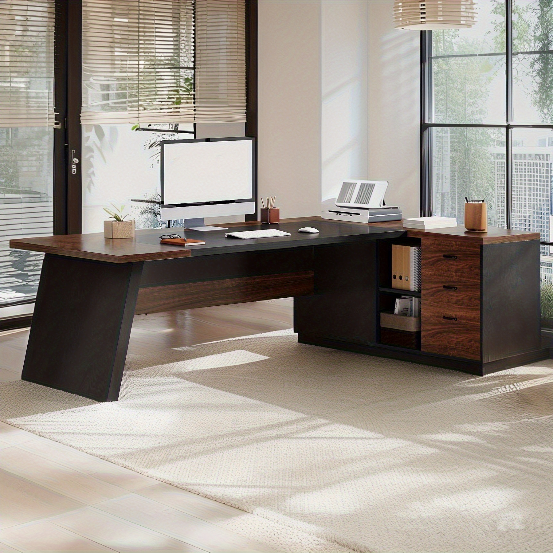 Expansive Workspace and Storage Detail