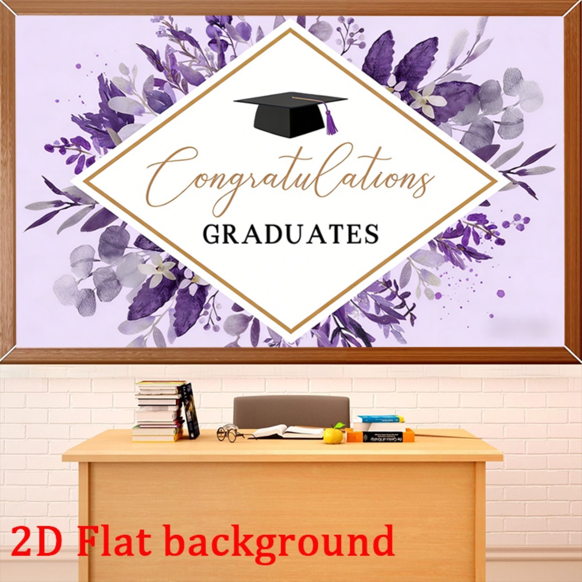 Purple And Black Graduation Background
