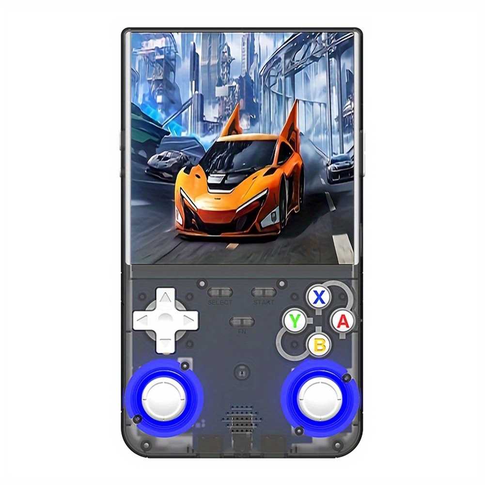 2025 Upgraded R36 Ultra Portable Handheld Game Console with 64GB/128GB Built-in Storage, 4-Inch IPS Full HD Screen, Dual Joysticks & 7-Color Options, Long Battery Life, Classic Entertainment Experience - Perfect Gift for Halloween & Christmas, Game Console for Android, Playful Design, Durable Construction