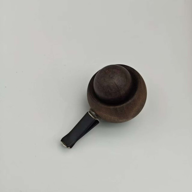 TEMU 2pcs Wooden Handmade Car Air Freshener Pendant 1 Base And 1pc Sphere Walnut-colored Diffuser | Elegant Design, Unscented, Suitable For Car