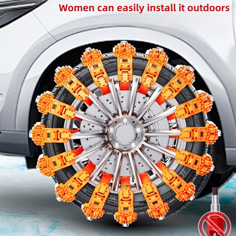 10pcs heavy duty all terrain winter tire chains with heavy   traction fit for suvs trucks     remove snow tire compatible with 4wd awd vehicles Product details 3