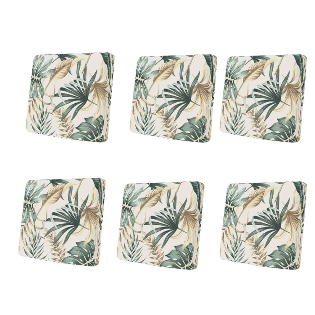 TEMU Housse de canapé d'extérieur à motif de feuilles imprimées numériquement en 2D, Housse de coussin de canapé élastique, Housse de canapé