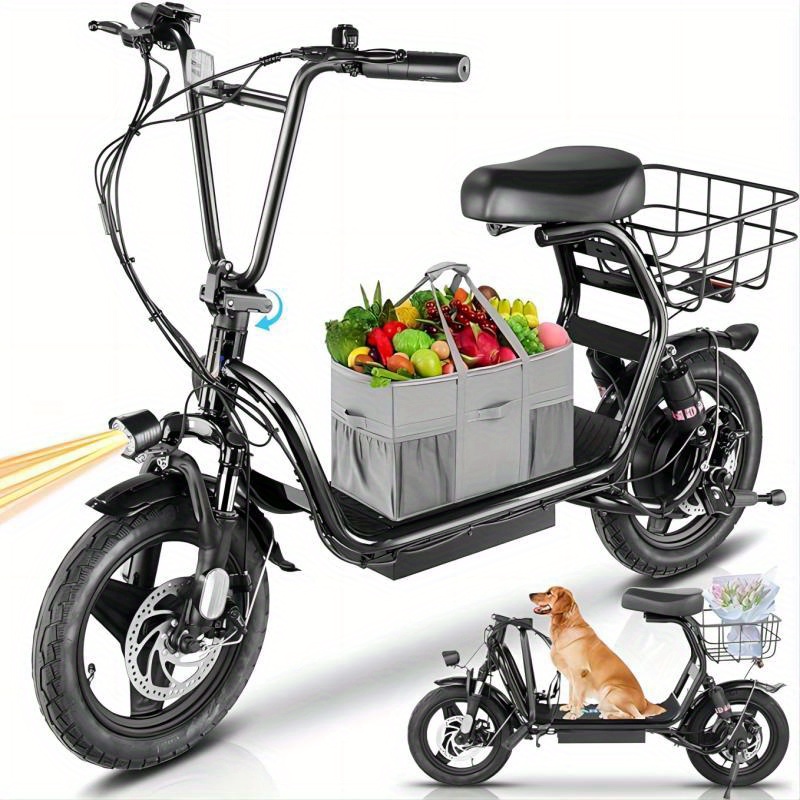 Caroma 750W Adults Electric Scooter - 20 MPH High-Speed, 25 Mile Range, Heavy-Duty Commuter E-Scooter with Dual Suspension, Foldable frame & Seat, 48V Lithium Battery, Dual Brake System (Regenerative & Mechanical), 14" Tire - Ideal for City, Office, and Long Rides - Compatible with US Outlet (110V/220V), City Transportation, Sturdy Frame Construction - Image 8