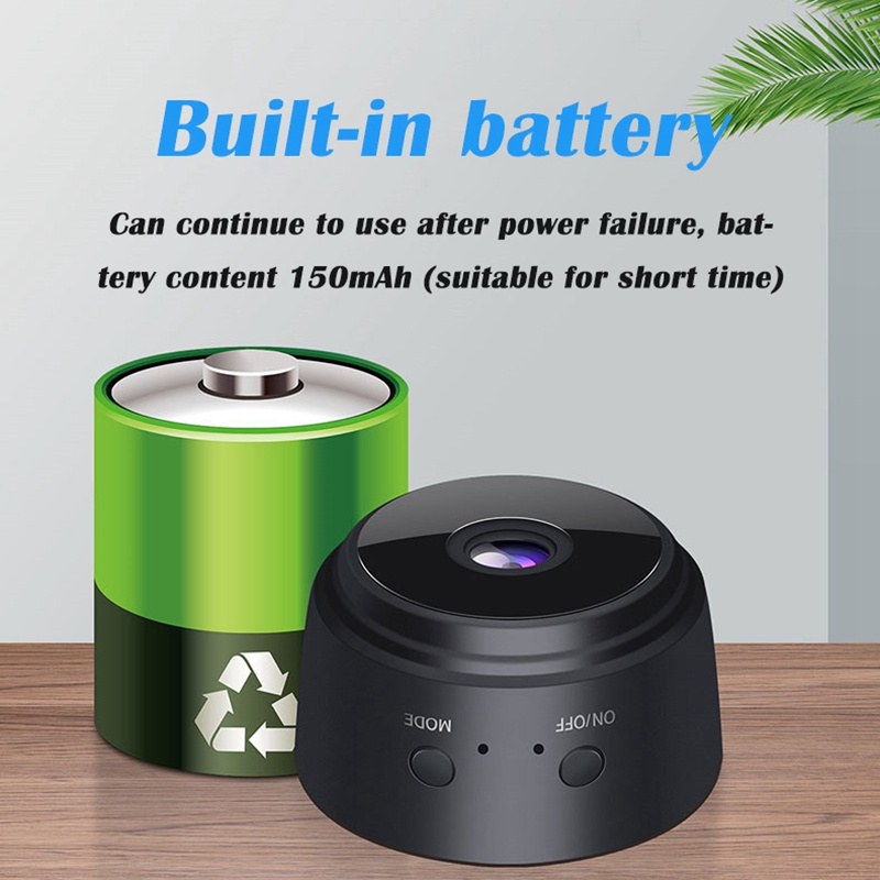 1pc   a9 smart wifi camera 480p security surveillance cam with magnetic base battery usb   compatible with smartphones remote mobile application viewing rechargeable lithium polymer battery no   details 4