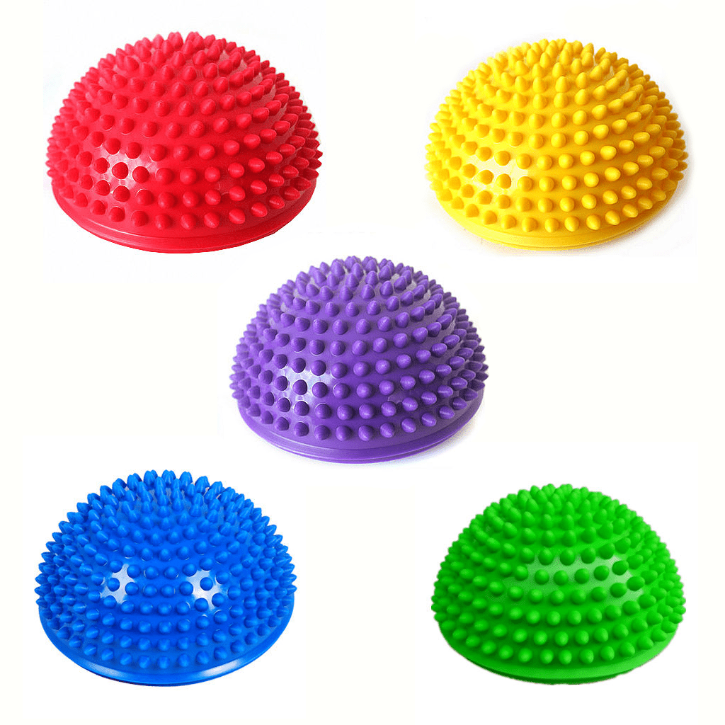 TEMU 5pcs Set Of Colorful Balls, Exercise Balls, Fitness Balls, Balance Training Accessories, Fitness Accessories, Multiple Colors, Pvc Material,