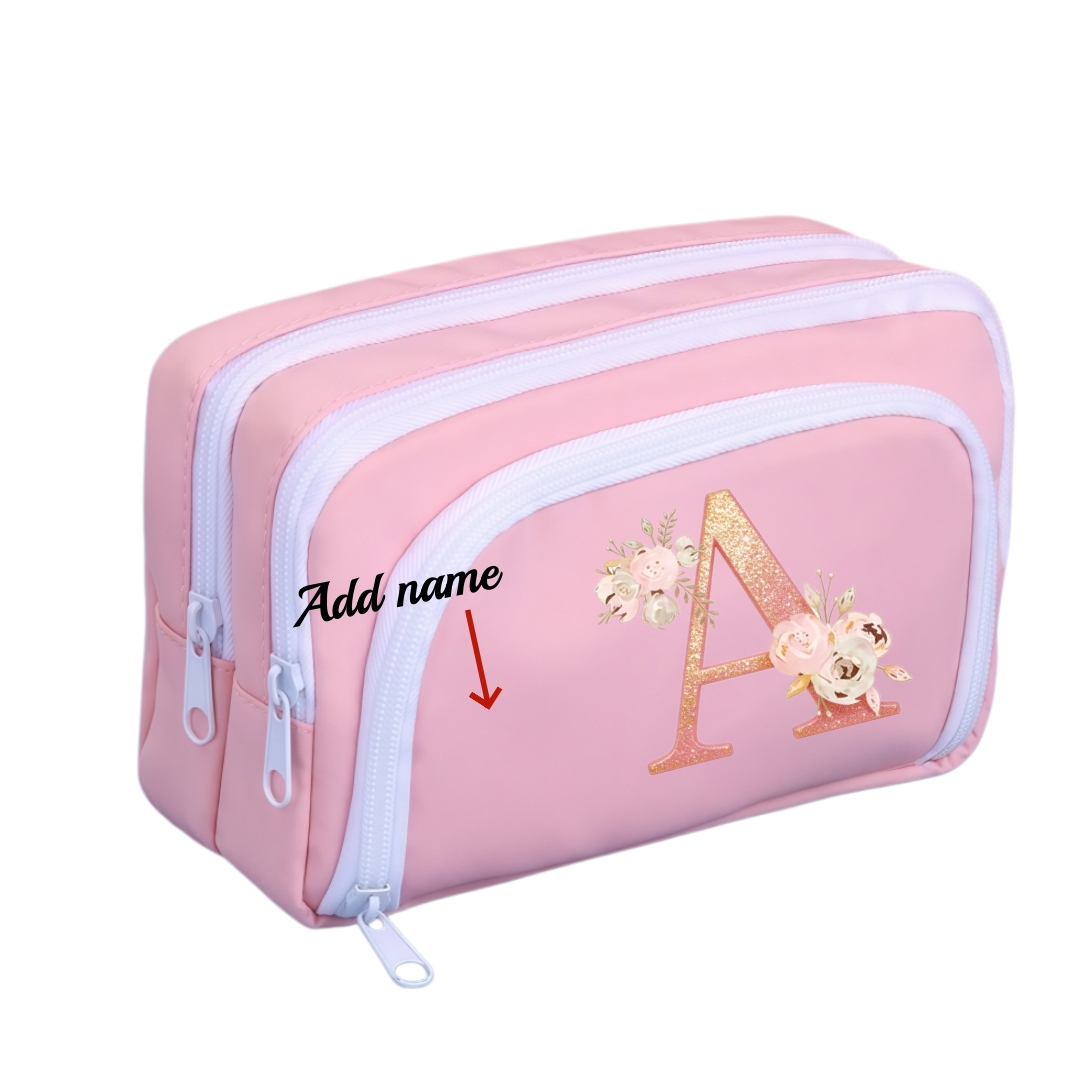 TEMU Trousse à crayons personnalisée grande avec fenêtre, pour les étudiants et , avec un design facile et attrayant. Parfaite cadeau de rentrée