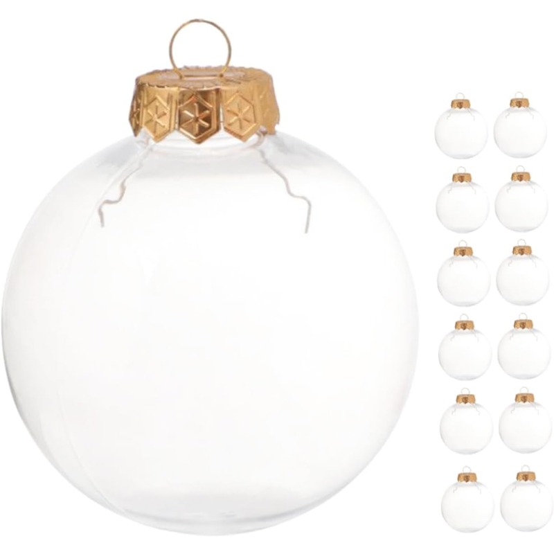 fillable clear ornaments sold on Temu United States