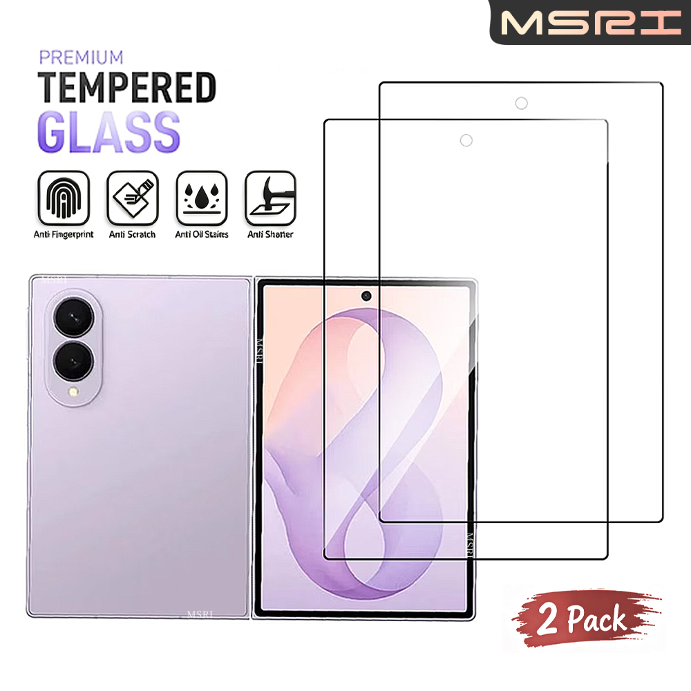 TEMU 2-pack Outer Screen White Hd Film, High-definition Screen Protector, Suitable For Galaxy Z Fold 8/z Fold 7 5g/z Fold 6/z Fold 5, 9h Tempered