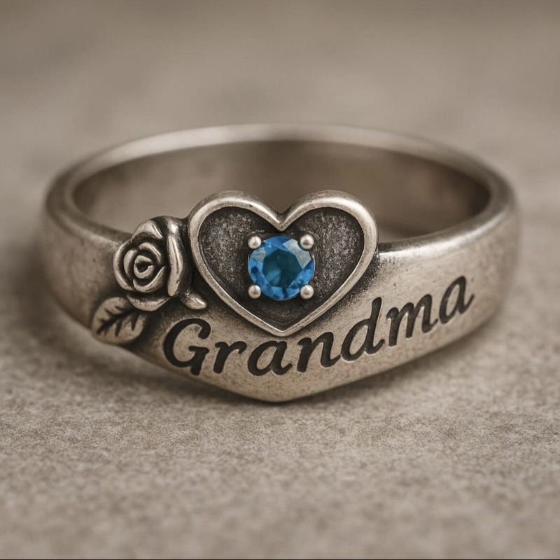 High-quality Alloy Grandma Ring Holiday Gift Grandma Jewelry Ins Bracelet