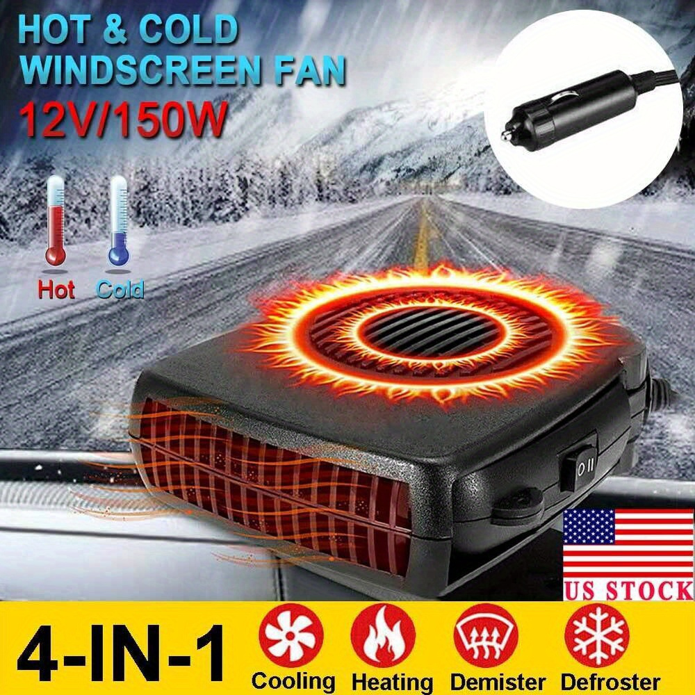 TEMU 12v Portable And Electric Heater Fan