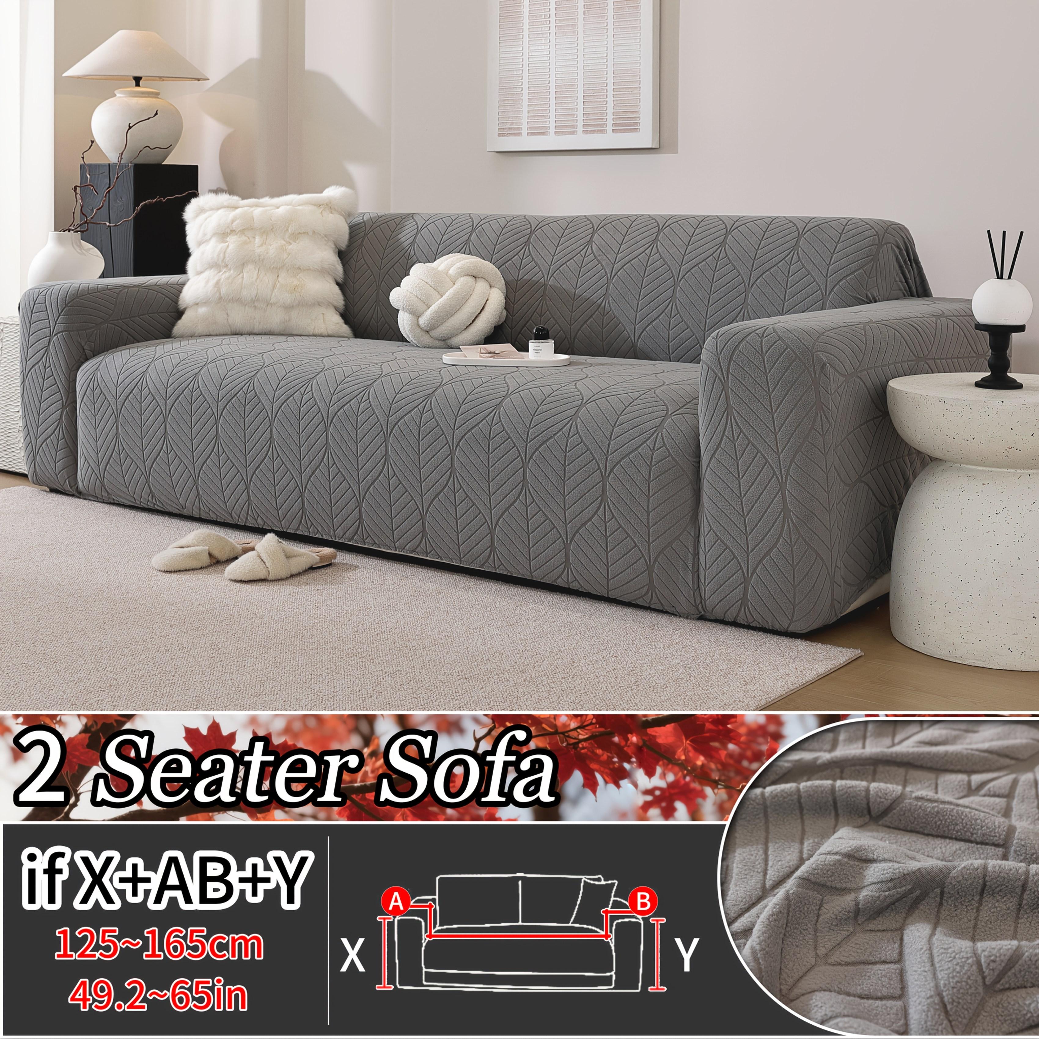 1pc New Jacquard Sofa Cover, Stretchable And Non-deforming, Machine Washable, Suitable For , Pet-friendly, Ideal For Office, Living Room, Home Decor