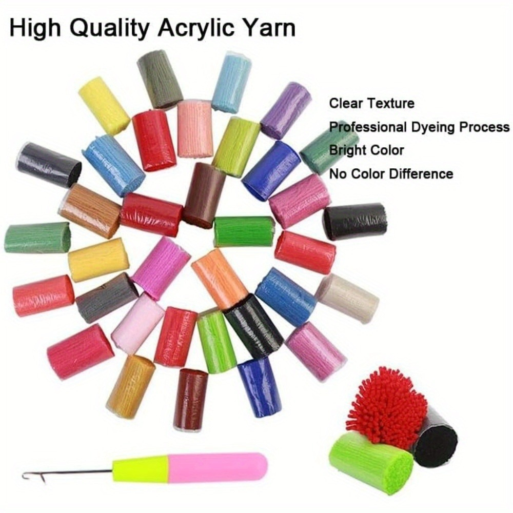 Lock Hook Kit Acrylic Mesh Pillowcase for Home Decoration