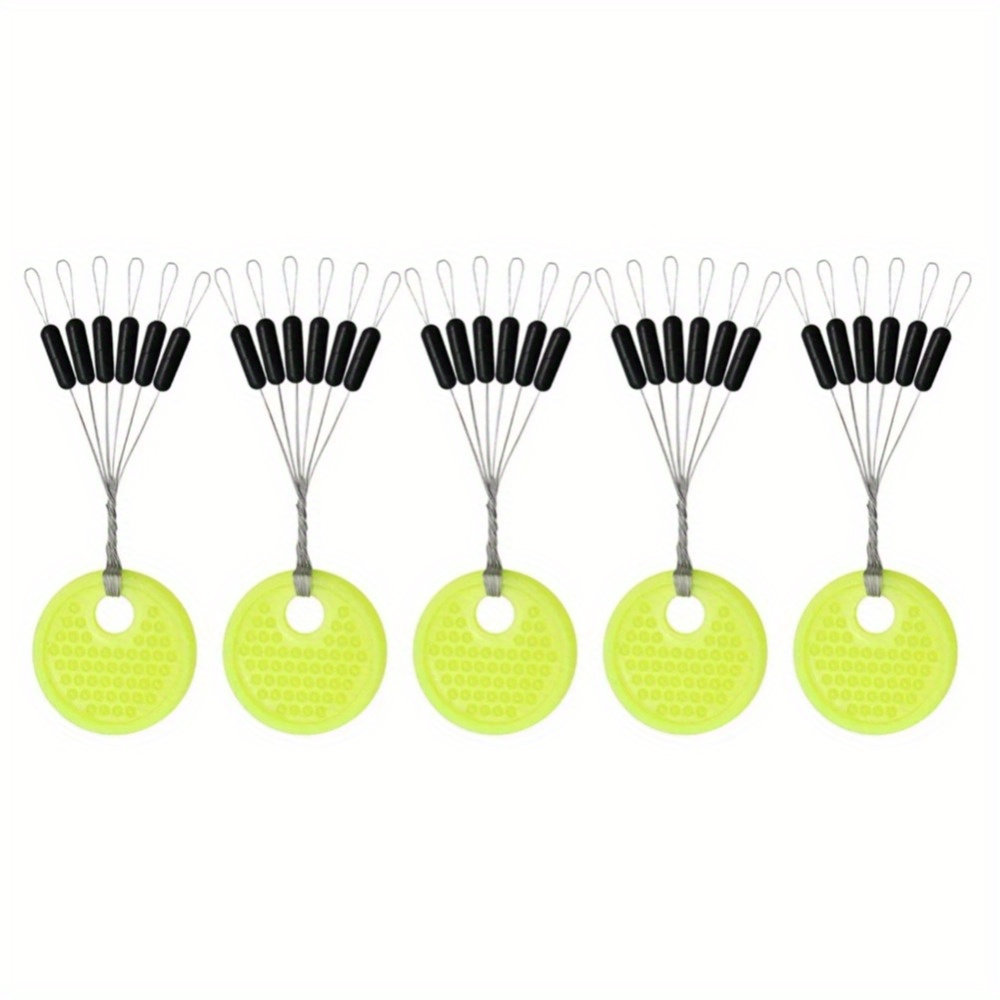 5pcs Weight Stoppers For Carp Fishing Bait Float Tools, Professional For Fishing Tackle Accessories