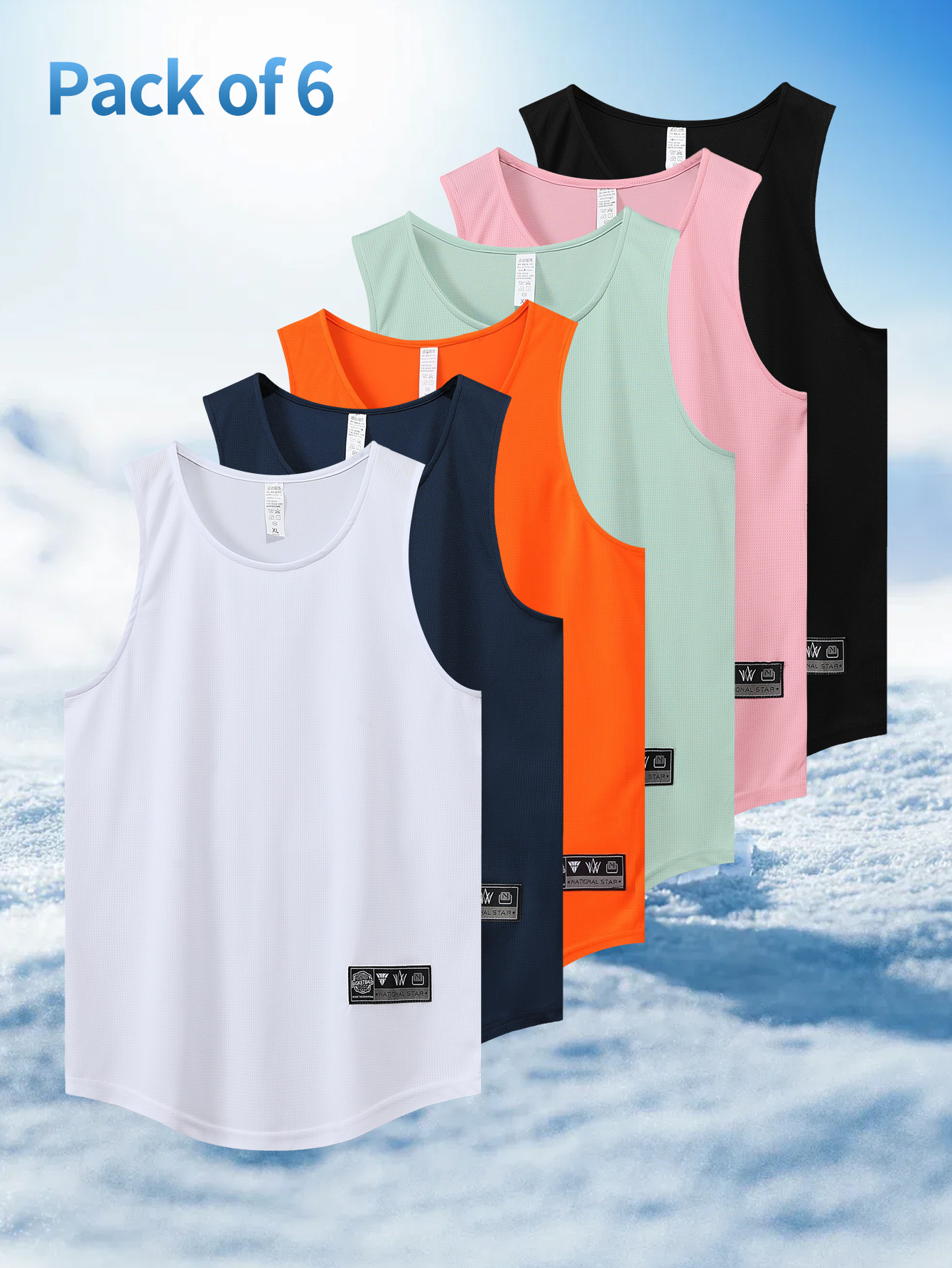 conjunto camisetas deportivas hombre rápido Temu Mexico