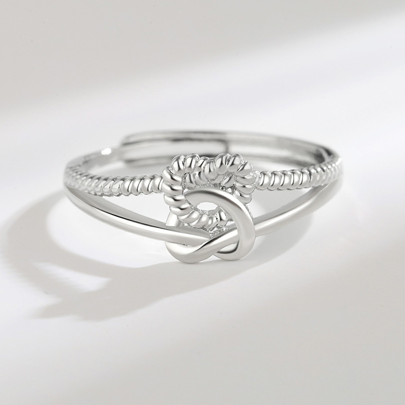 Minimalist Daily Knot Design Ring for Women