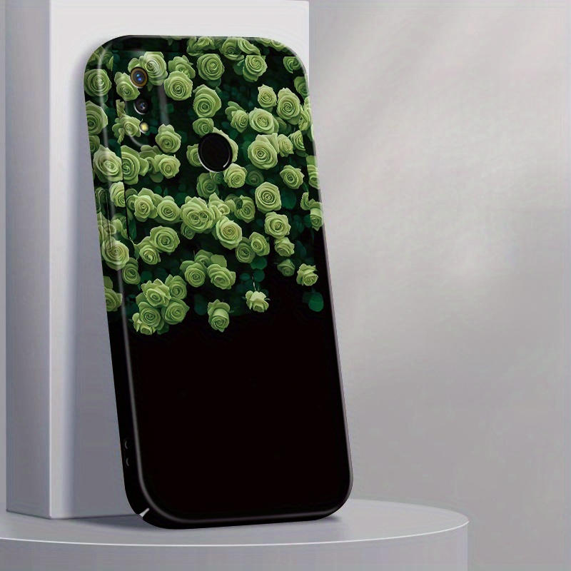 suitable realme case green rose anti fall phone Temu Pakistan