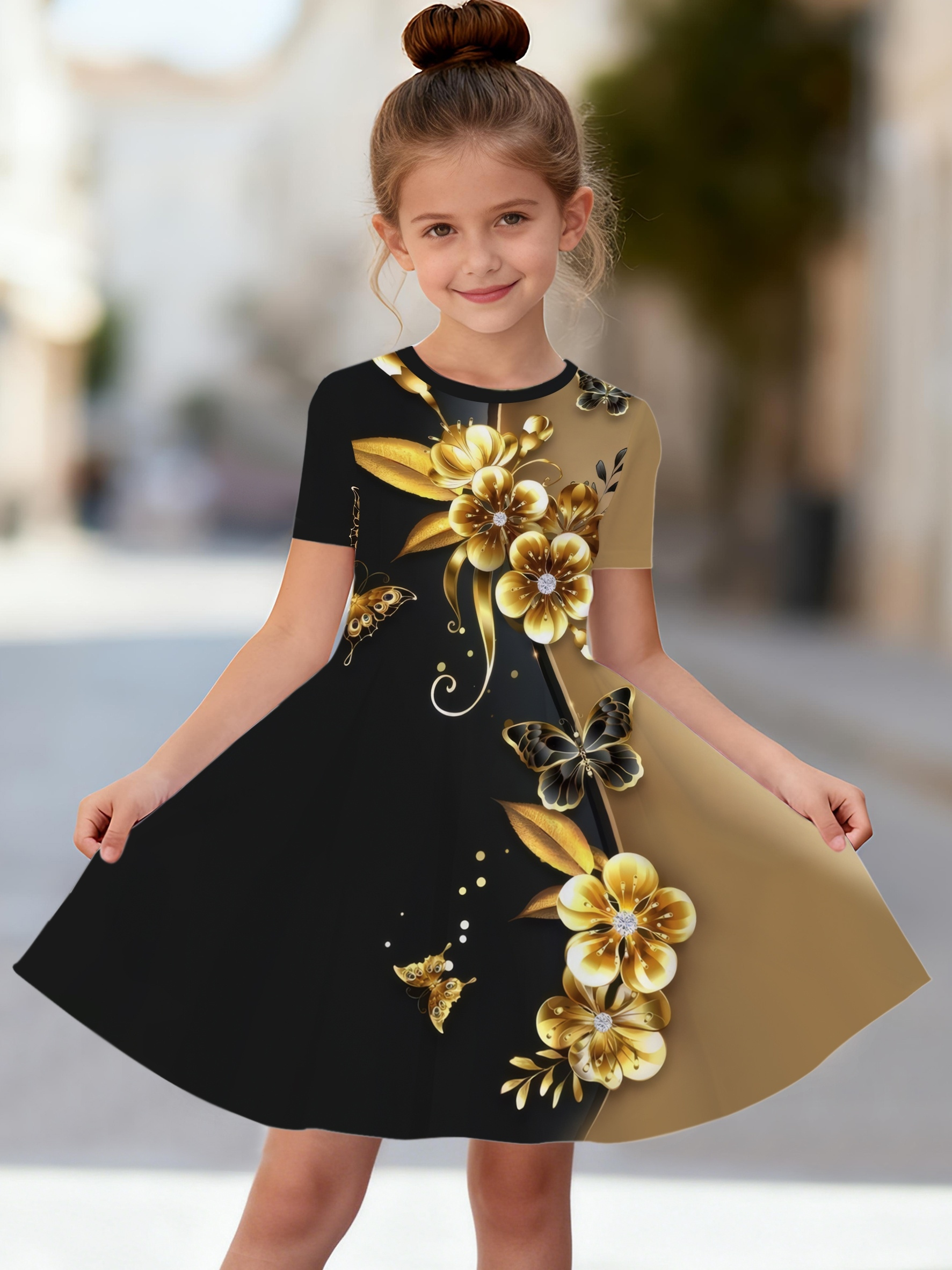 little girl dresses sold on Temu United States