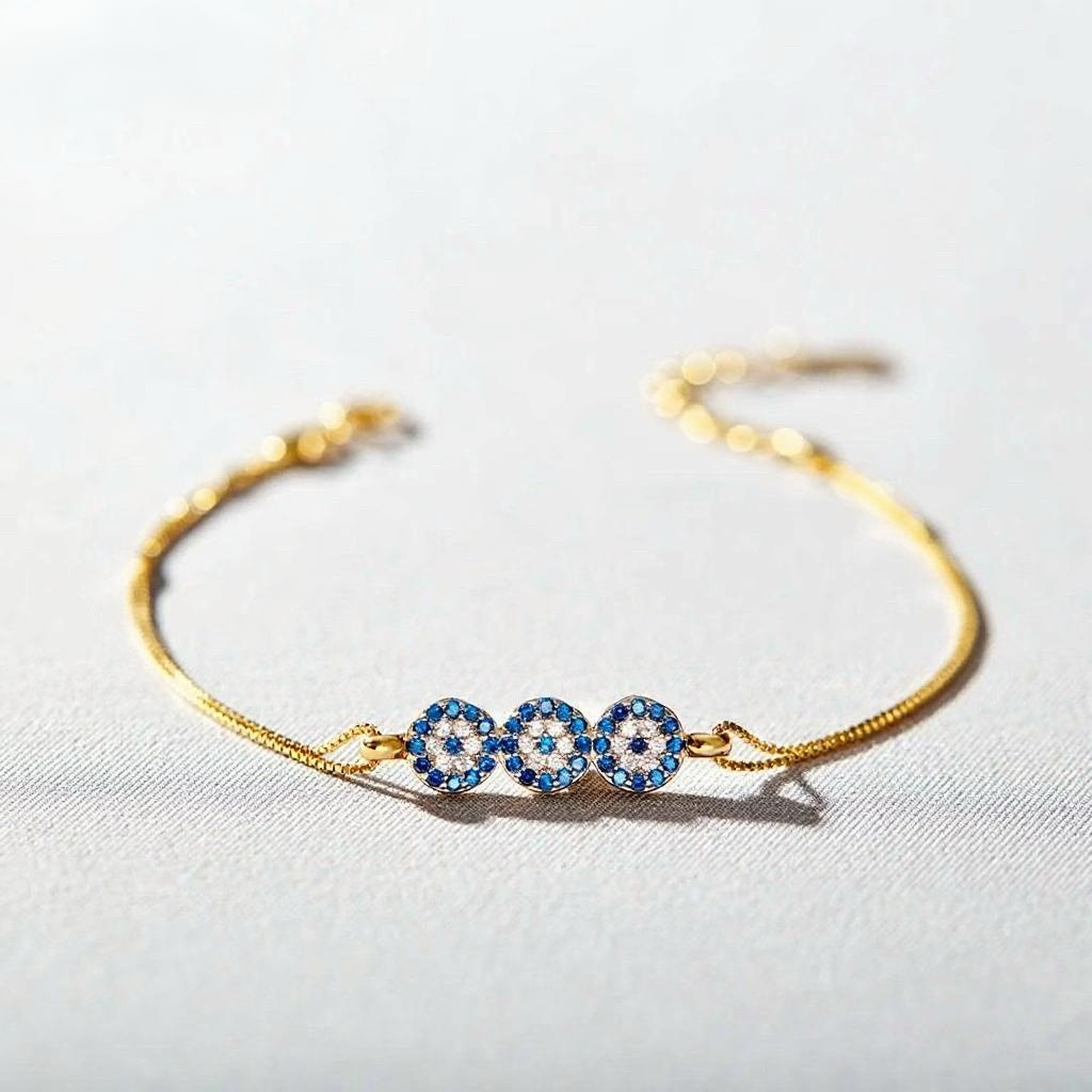 New Eye Bracelet For Women, Blue Eye Synthetic Zirconia , Fashionable And Versatile Women's Jewelry. Perfect For Holidays, Weddings, Banquets, Parties, Back-to-, Thanksgiving, Oktoberfest, Carnival