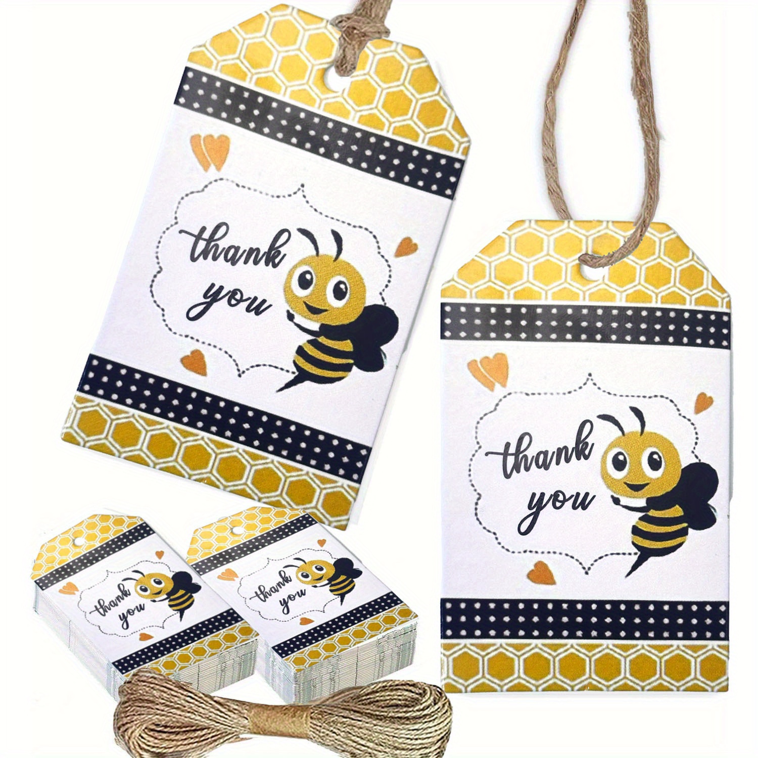 

50pcs Bee , Pattern, String Included, , For , , Bridal Birthday Decorations