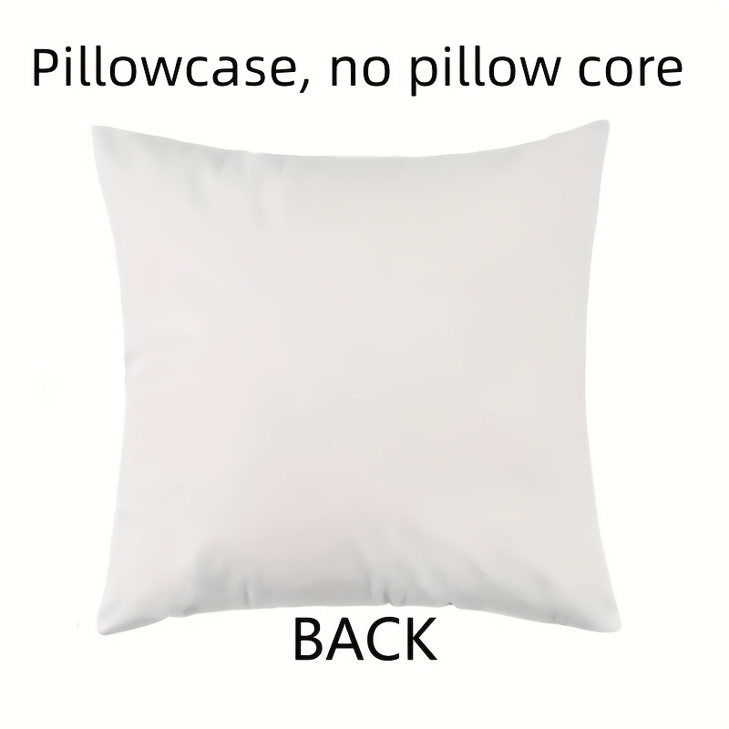 Funda de almohada estampada en 2D, 1 pieza, con patrón de tres gatos juguetones, colorida y adorable - Lavable a máquina, perfecta para decoración del hogar, sofá y dormitorio. Relleno no incluido. Sala de estar, accesorios para sofá | Funda de almohada decorativa, plana 2D