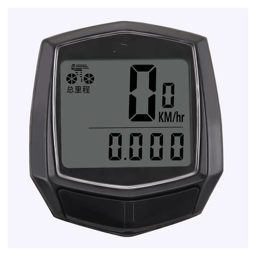velocímetro digital para bicicleta con montaje en cable, cuentakilómetros, diseño impermeable, tabla de codificación, accesorios para bicicleta, 1 pieza