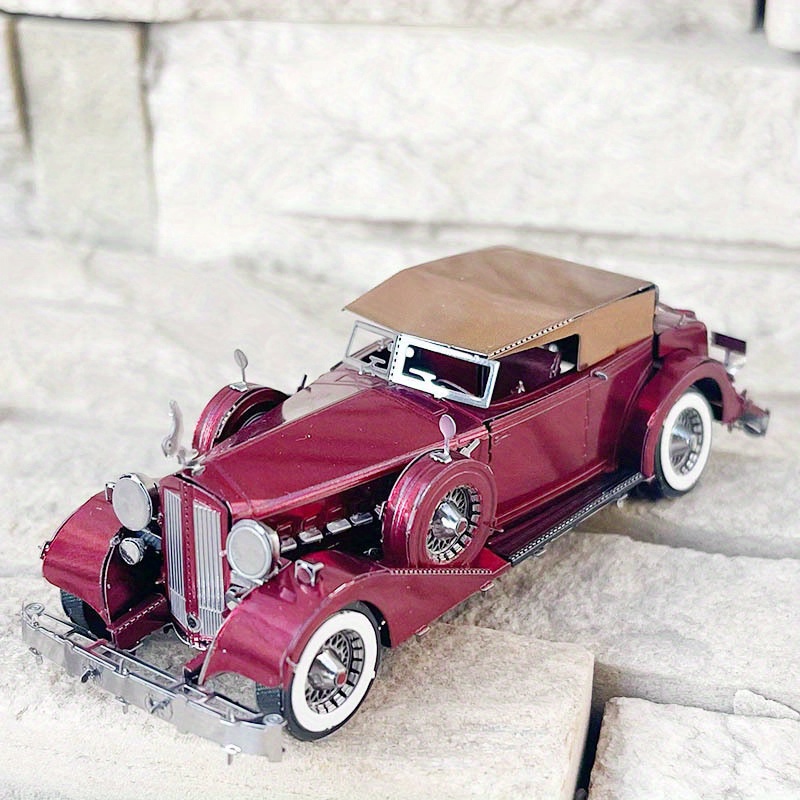 

1934 Classic Car Diy Model 3d Glue-free - Metal Puzzle Gift